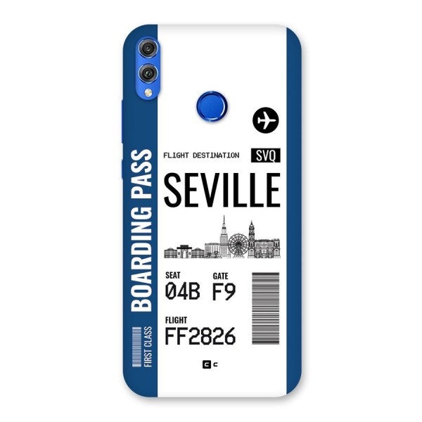 Seville Boarding Pass Back Case for Honor 8X