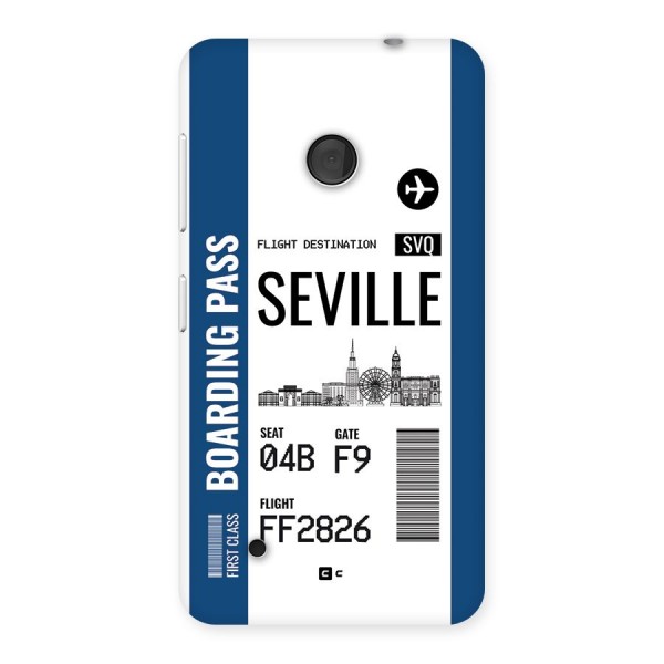 Seville Boarding Pass Back Case for Lumia 530