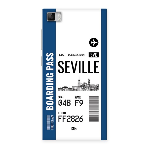 Seville Boarding Pass Back Case for Mi3