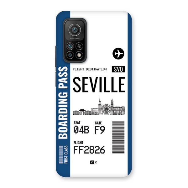 Seville Boarding Pass Back Case for Mi 10T Pro 5G