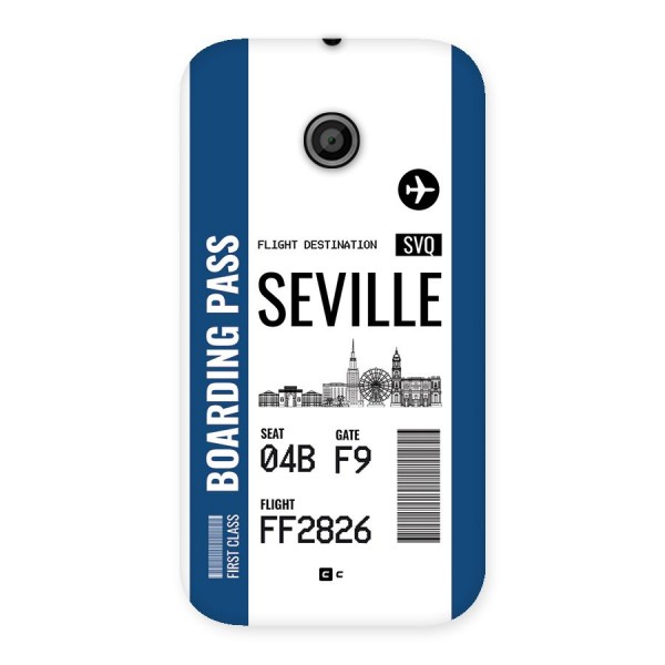 Seville Boarding Pass Back Case for Moto E