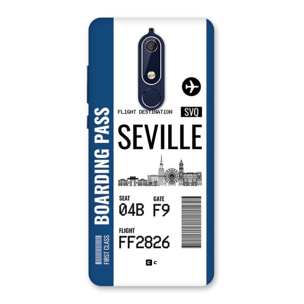 Seville Boarding Pass Back Case for Nokia 5.1