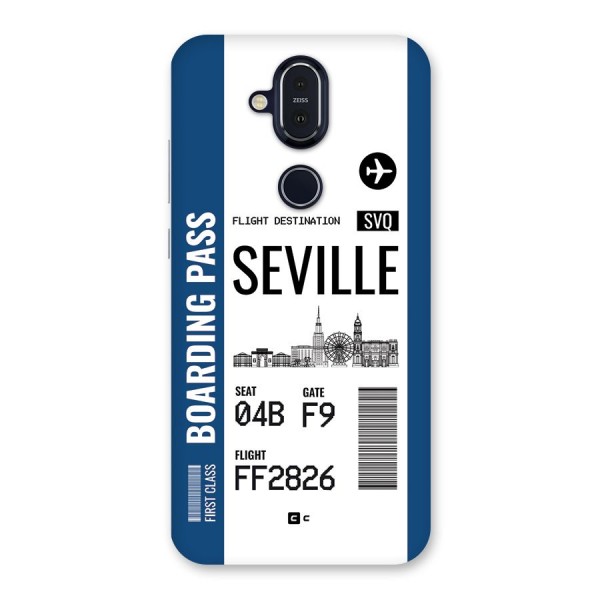 Seville Boarding Pass Back Case for Nokia 8.1