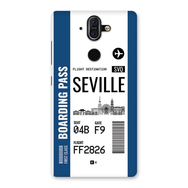 Seville Boarding Pass Back Case for Nokia 8 Sirocco