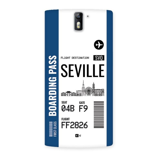 Seville Boarding Pass Back Case for OnePlus One