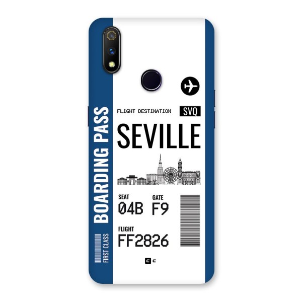 Seville Boarding Pass Back Case for Realme 3 Pro