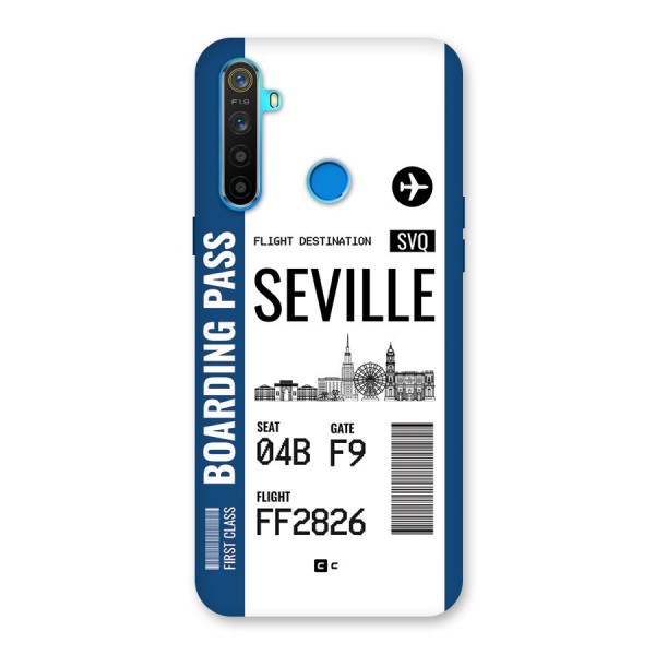 Seville Boarding Pass Back Case for Realme 5s