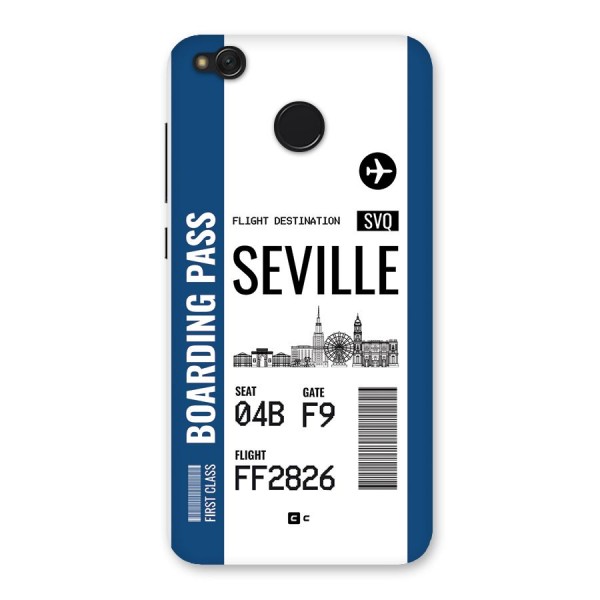 Seville Boarding Pass Back Case for Redmi 4