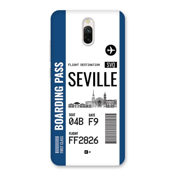 Seville Boarding Pass Back Case for Redmi 8A Dual