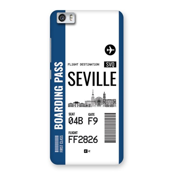 Seville Boarding Pass Back Case for Redmi Mi 5