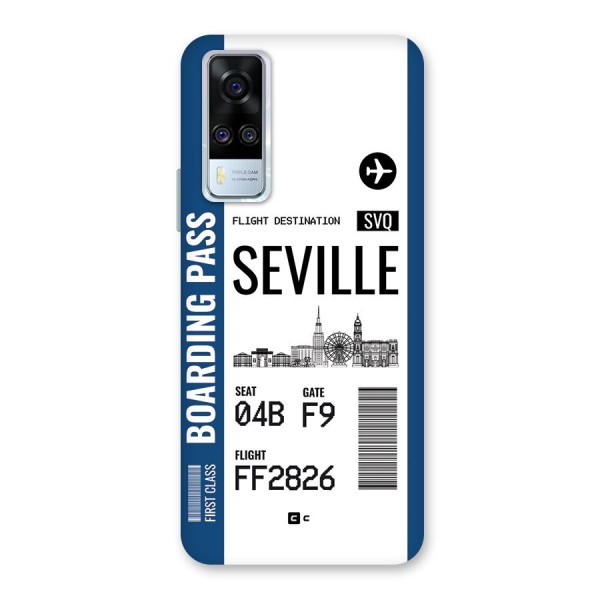 Seville Boarding Pass Back Case for Vivo Y51
