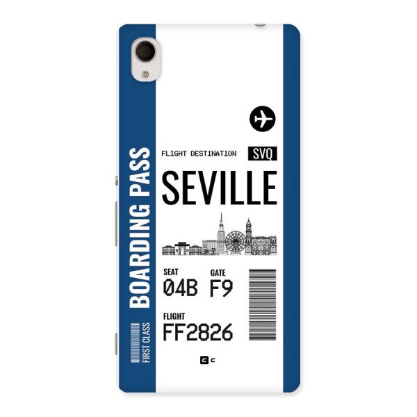 Seville Boarding Pass Back Case for Xperia M4 Aqua