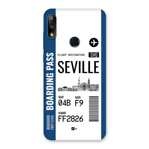 Seville Boarding Pass Back Case for Zenfone Max Pro M2