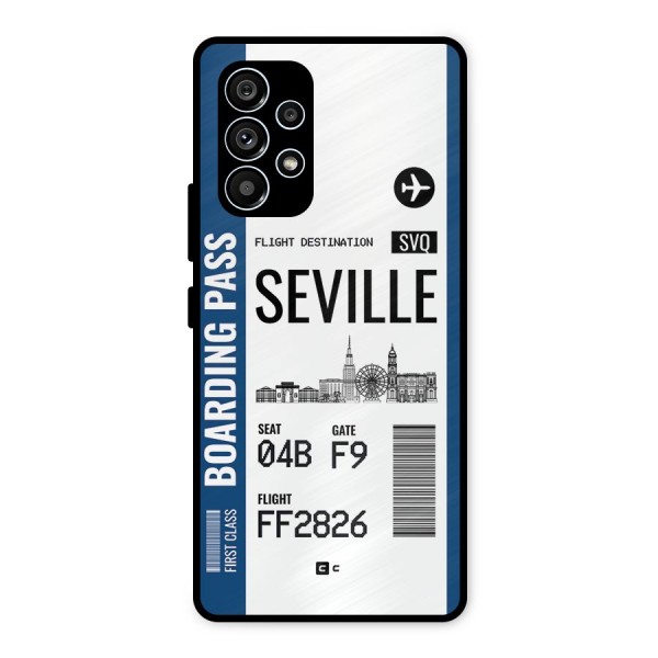 Seville Boarding Pass Metal Back Case for Galaxy A53 5G