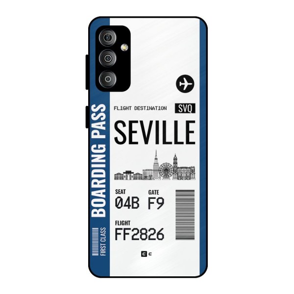 Seville Boarding Pass Metal Back Case for Galaxy F23