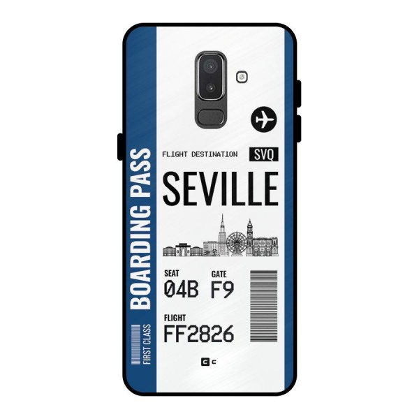 Seville Boarding Pass Metal Back Case for Galaxy On8 (2018)