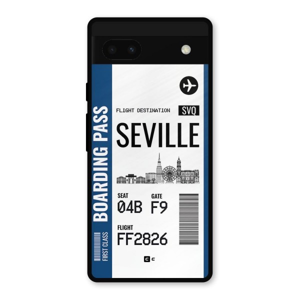 Seville Boarding Pass Metal Back Case for Google Pixel 6a