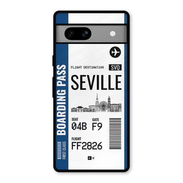 Seville Boarding Pass Metal Back Case for Google Pixel 7a