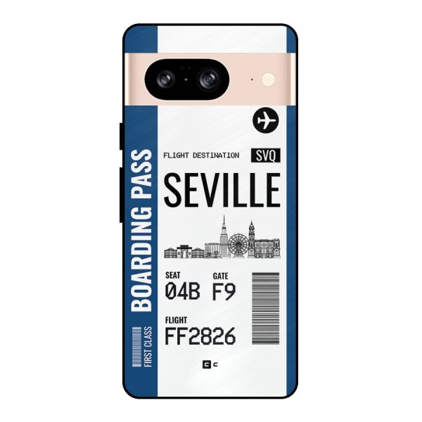 Seville Boarding Pass Metal Back Case for Google Pixel 8