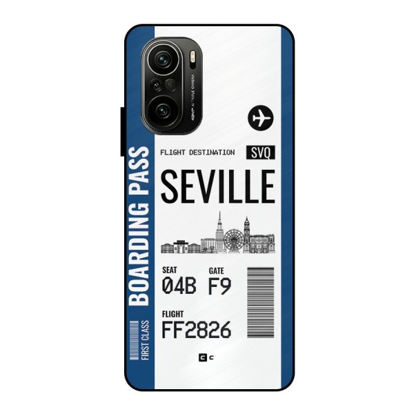 Seville Boarding Pass Metal Back Case for Mi 11X Pro