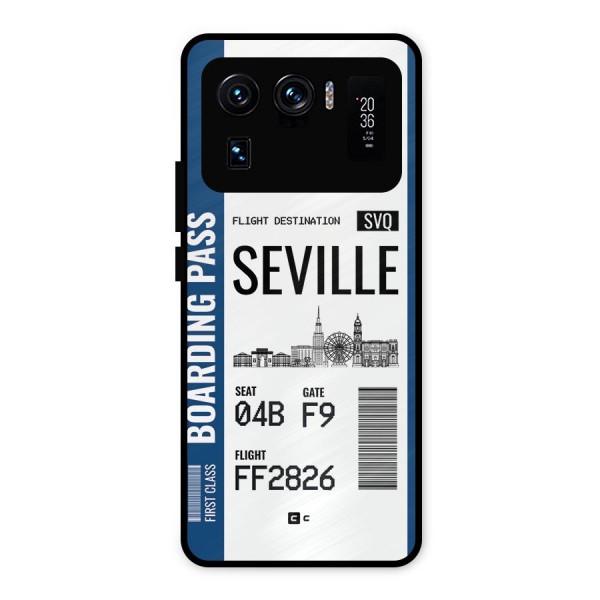 Seville Boarding Pass Metal Back Case for Mi 11 Ultra