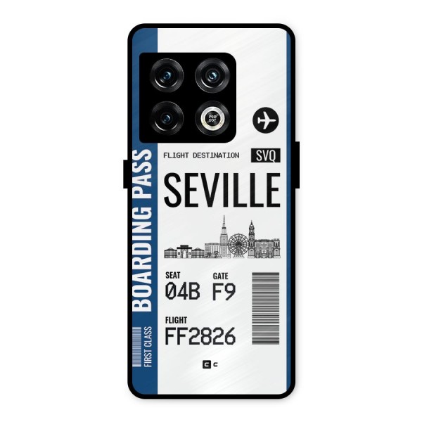 Seville Boarding Pass Metal Back Case for OnePlus 10 Pro 5G