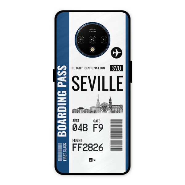 Seville Boarding Pass Metal Back Case for OnePlus 7T