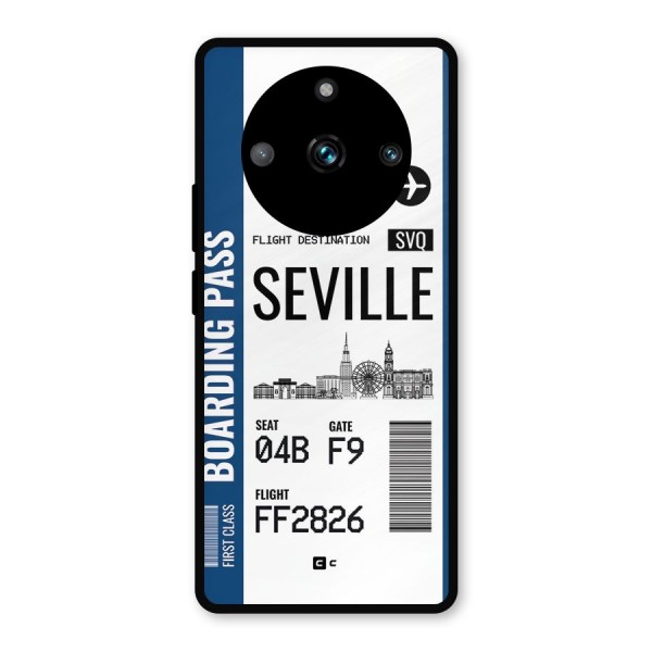 Seville Boarding Pass Metal Back Case for Realme 11 Pro