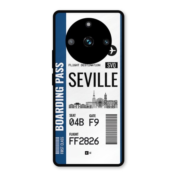 Seville Boarding Pass Metal Back Case for Realme 11 Pro Plus