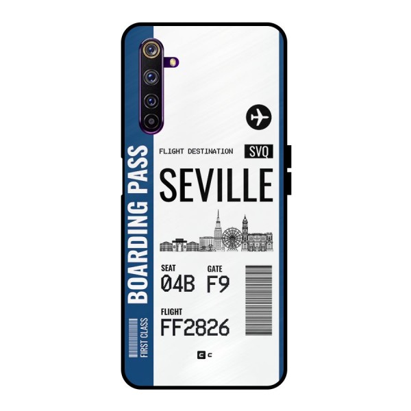 Seville Boarding Pass Metal Back Case for Realme 6 Pro