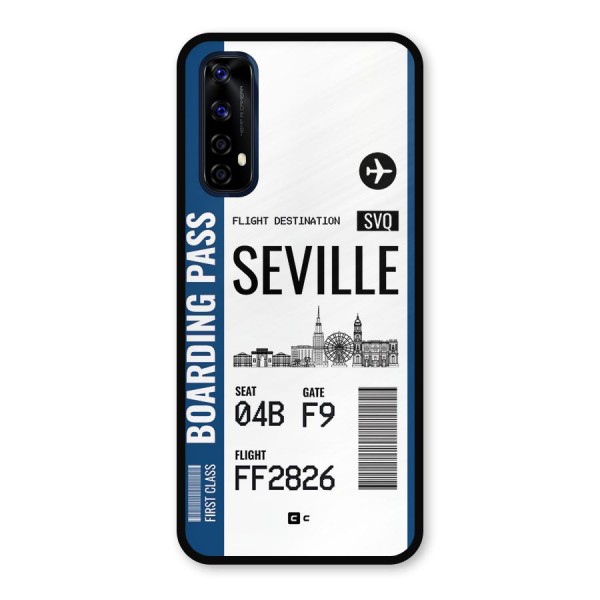 Seville Boarding Pass Metal Back Case for Realme 7