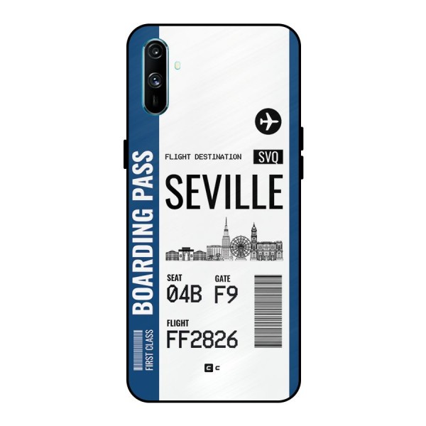 Seville Boarding Pass Metal Back Case for Realme C3