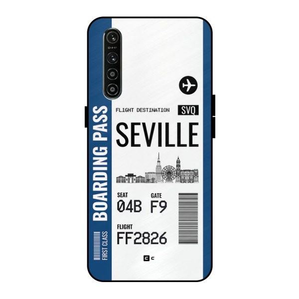 Seville Boarding Pass Metal Back Case for Realme XT