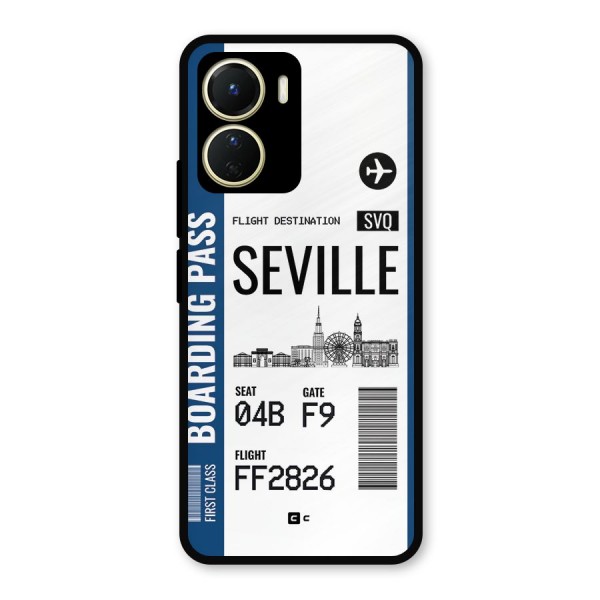 Seville Boarding Pass Metal Back Case for Vivo Y56