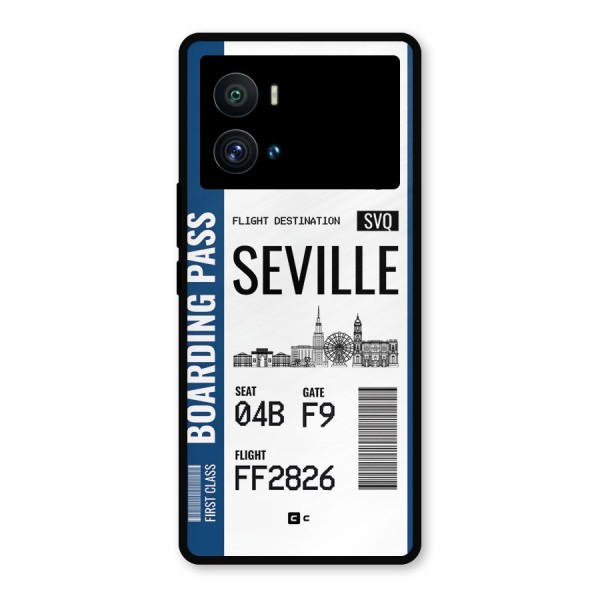 Seville Boarding Pass Metal Back Case for iQOO 9 Pro