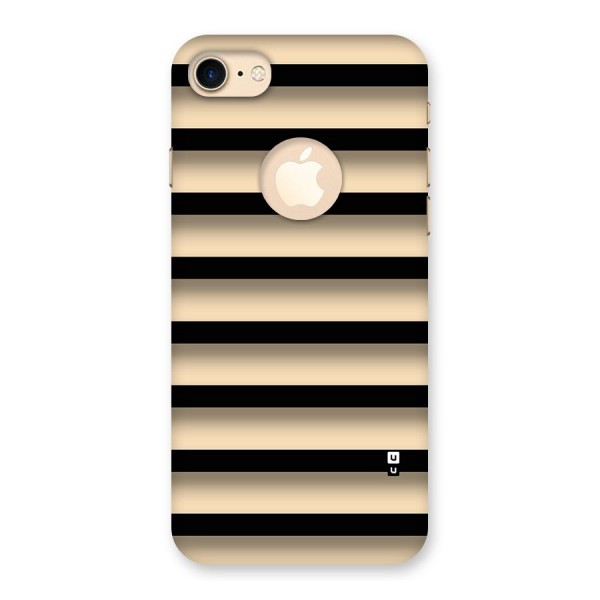 Shadow Stripes Back Case for iPhone 8 Logo Cut