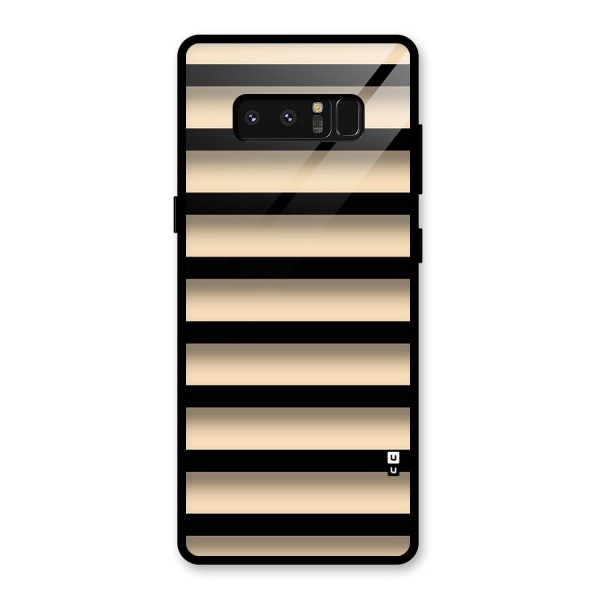 Shadow Stripes Glass Back Case for Galaxy Note 8