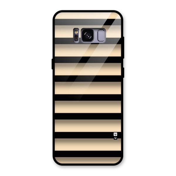 Shadow Stripes Glass Back Case for Galaxy S8