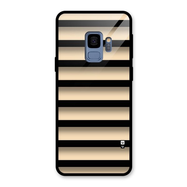 Shadow Stripes Glass Back Case for Galaxy S9