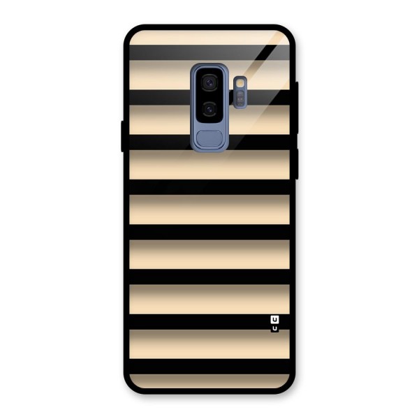 Shadow Stripes Glass Back Case for Galaxy S9 Plus