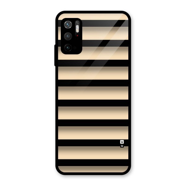 Shadow Stripes Glass Back Case for Poco M3 Pro 5G