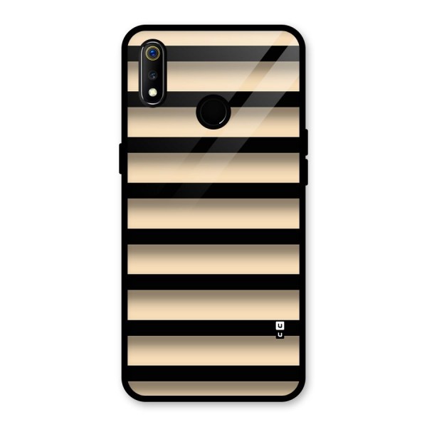 Shadow Stripes Glass Back Case for Realme 3i