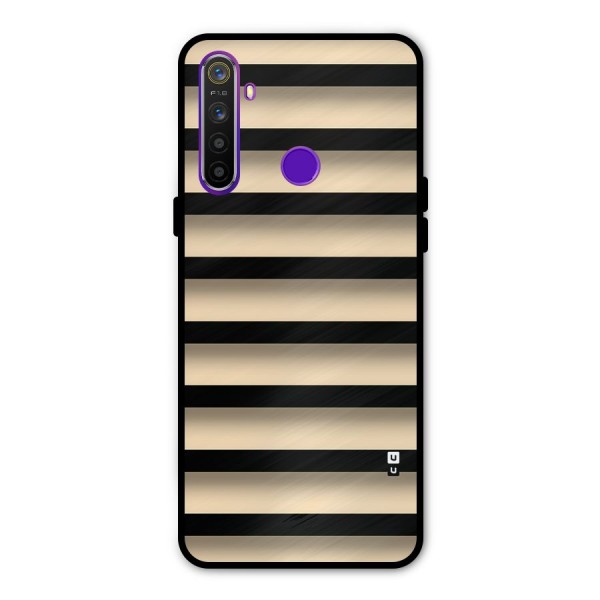 Shadow Stripes Glass Back Case for Realme 5s