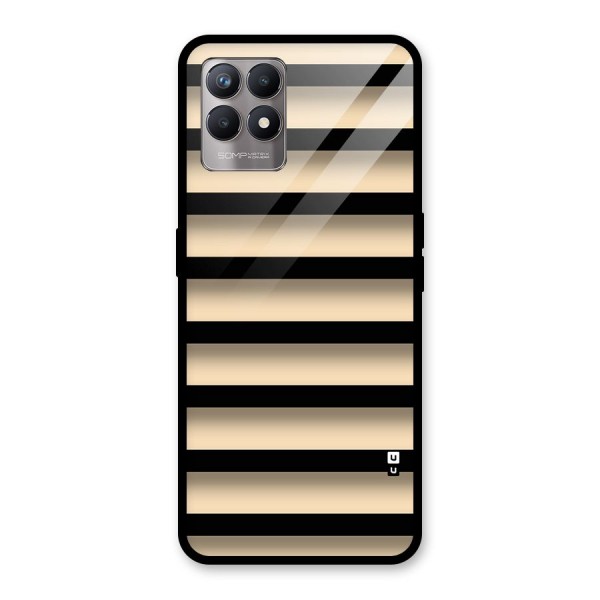 Shadow Stripes Glass Back Case for Realme 8i