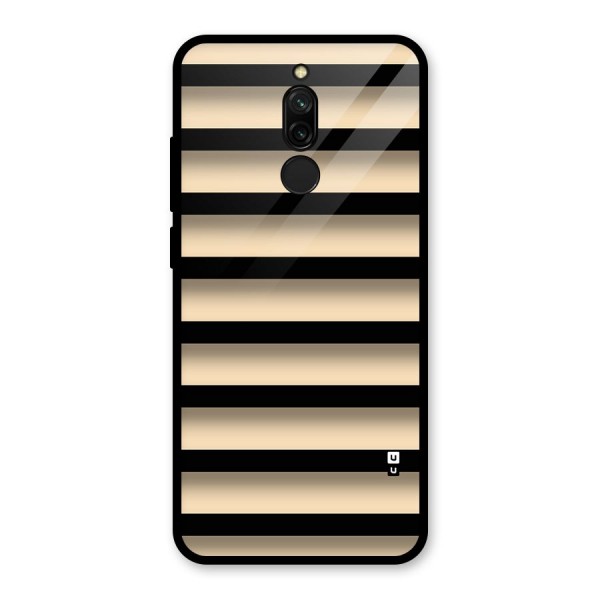 Shadow Stripes Glass Back Case for Redmi 8