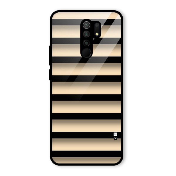 Shadow Stripes Glass Back Case for Redmi 9 Prime