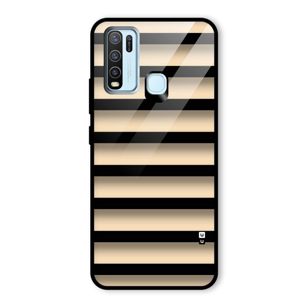 Shadow Stripes Glass Back Case for Vivo Y50