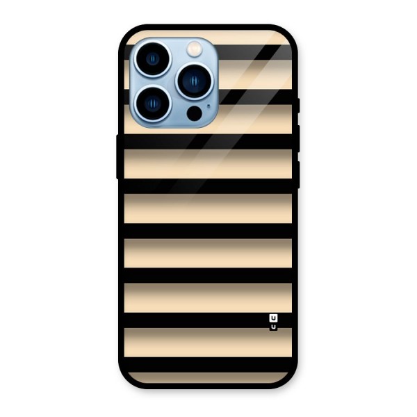 Shadow Stripes Glass Back Case for iPhone 13 Pro