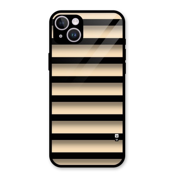 Shadow Stripes Glass Back Case for iPhone 14 Plus