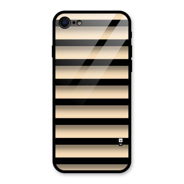 Shadow Stripes Glass Back Case for iPhone 8